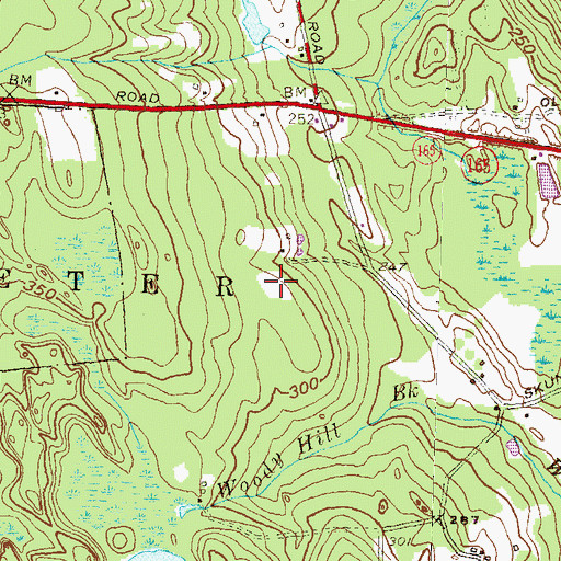 Topographic Map of Crandall Plot, RI