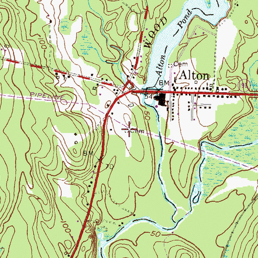 Topographic Map of Hoxsie - Cayer Plot, RI