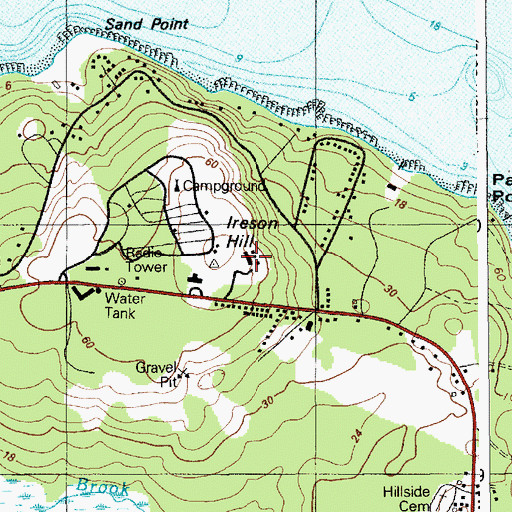 Topographic Map of Mount Desert Island Laboratory, ME