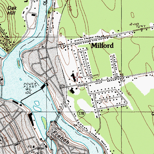 Topographic Map of Doctor Lewis S Libby School, ME