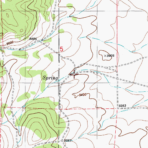 Topographic Map of Cooper Homestead, CO