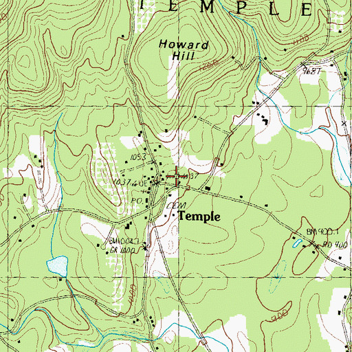 Topographic Map of Universalist Church (historical), NH