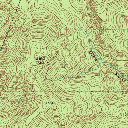 Topographic Map of Fairlee Municipal Forest, VT