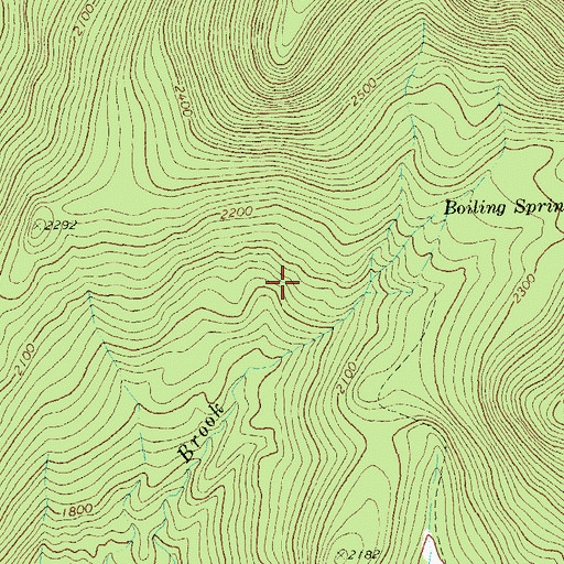 Topographic Map of Proctor Village Municipal Forest, VT