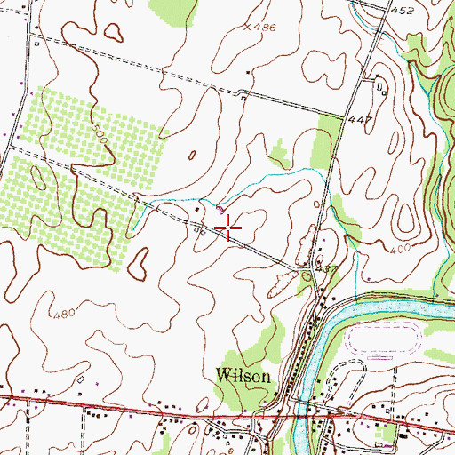 Topographic Map of District 23, Wilsons, MD