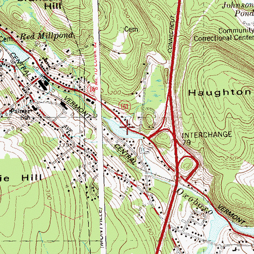 Topographic Map of Pequot Pond, CT