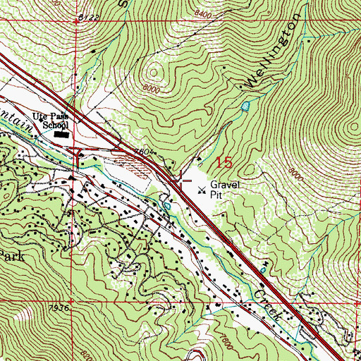 Topographic Map of Wellington Gulch, CO