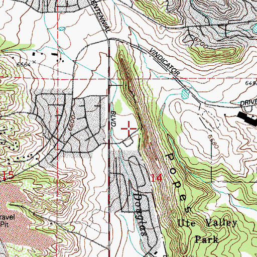 Topographic Map of Wilsons Ranch, CO