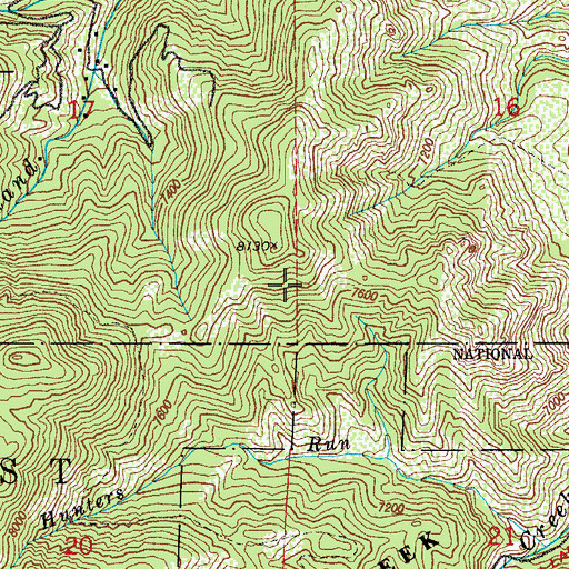 Topographic Map of Palmer Trail, CO