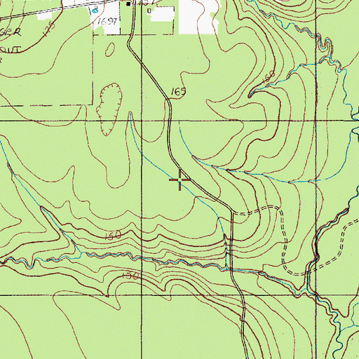 Topographic Map of Spurger Division, TX