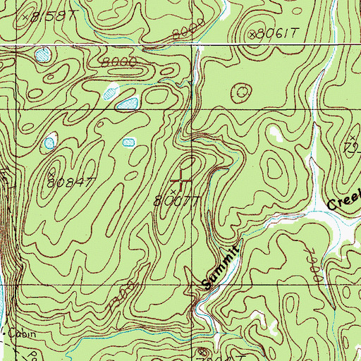 Topographic Map of Yellowstone National Park Division, WY
