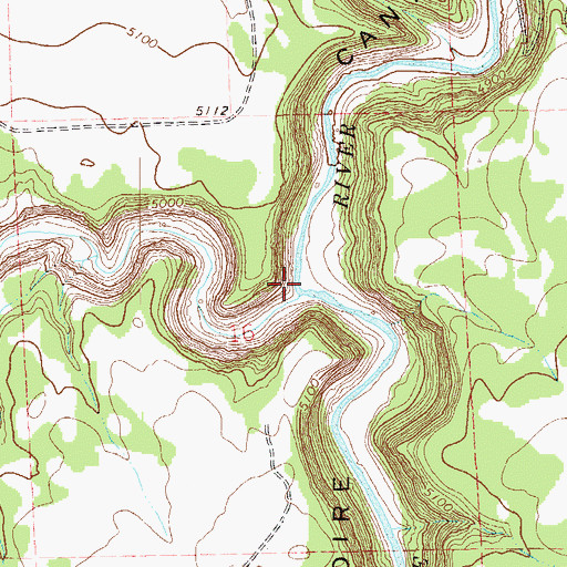 Topographic Map of Van Bremer Arroyo, CO