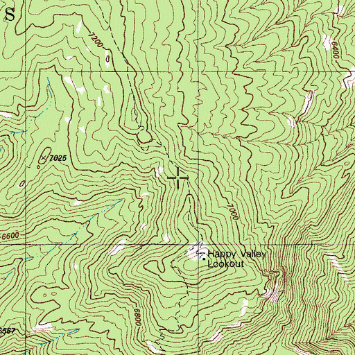 Topographic Map of Heartbreak Ridge Trail, AZ