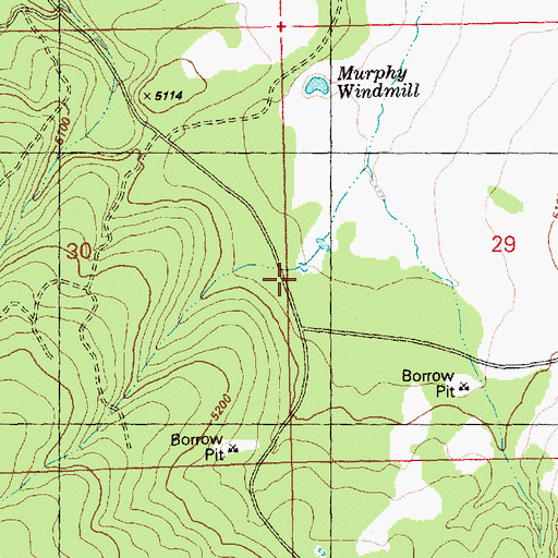 Topographic Map of Farm Well Recreation Site, OR