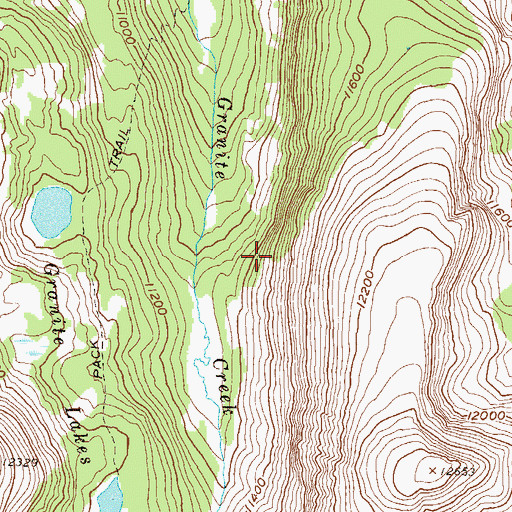 Topographic Map of South Fork Tunnel, CO