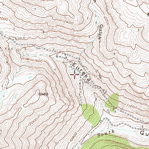 Topographic Map of Parson Gulch, CO