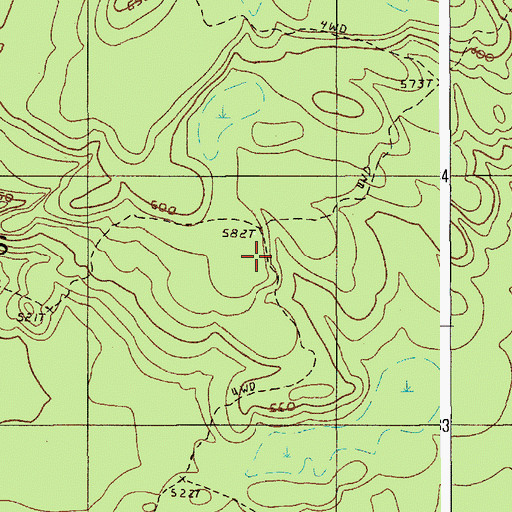 Topographic Map of T1 R8 WELS, ME