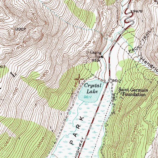 Topographic Map of Full Moon Dam, CO