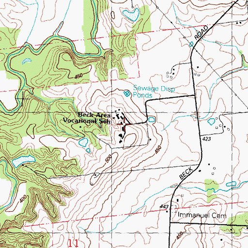 Topographic Map of Nike Site SL-40C (historical), IL