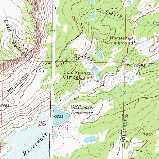 Topographic Map of Stillwater Number 1 Dam, CO