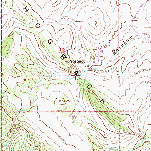 Topographic Map of Nelson Dam, CO