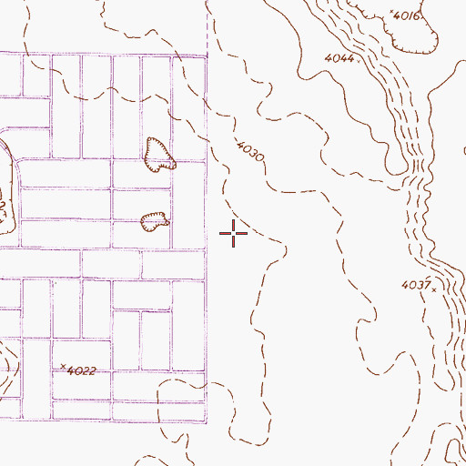 Topographic Map of Agua Dulce Colonia, TX