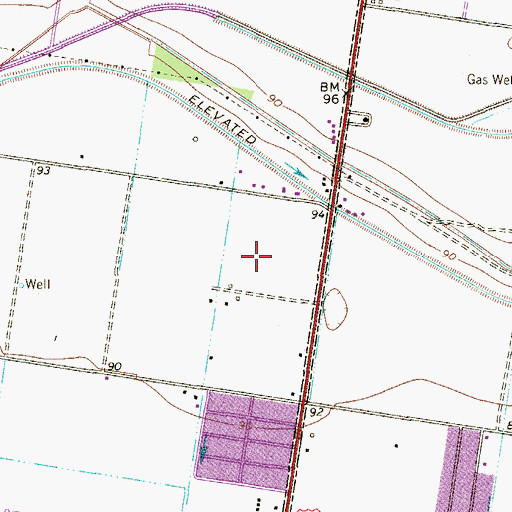 Topographic Map of La Quinta Colonia, TX
