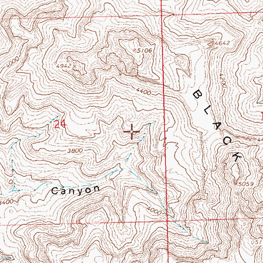 Topographic Map of Mount Nutt Wilderness, AZ