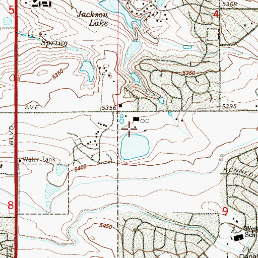 Topographic Map of Northglenn Terminal Dam, CO