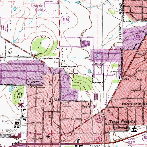 Topographic Map of The Church of Jesus Christ of Latter Day Saints, TX