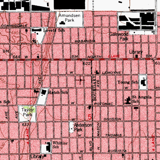 Topographic Map of Good Samaritan Episcopal Church, IL