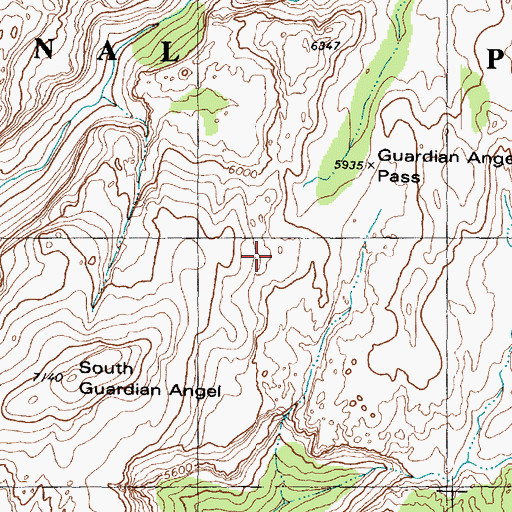 Topographic Map of Zion National Park Post Office (historical), UT