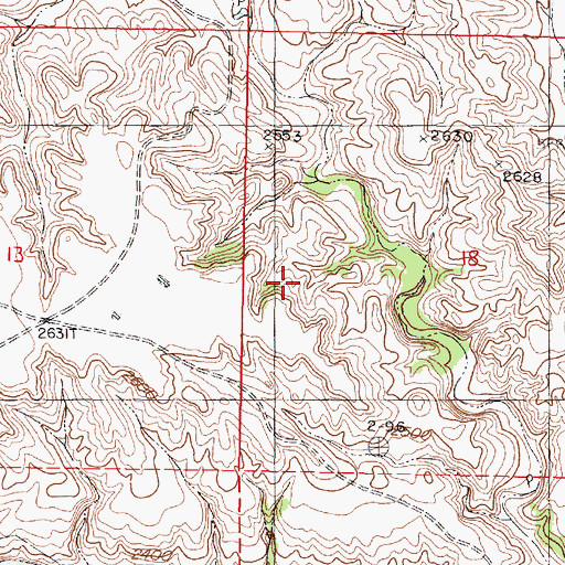 Topographic Map of Fort Niobrara Wilderness, NE