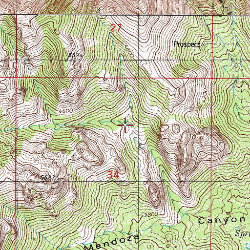 Topographic Map of Coyote Mountains Wilderness, AZ