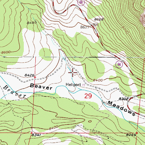 Topographic Map of Ransom S Kendall Grave, CO