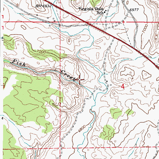 Topographic Map of Boyd Family Cemetery, CO