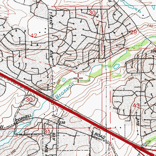 Topographic Map of Crystal Creek Park, OR