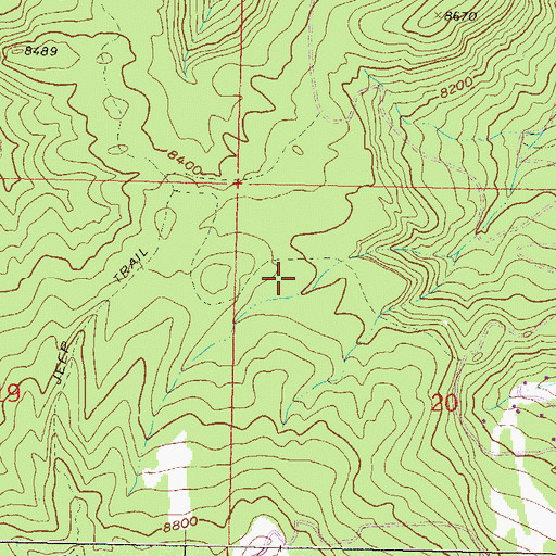 Topographic Map of Aspen Airport, CO