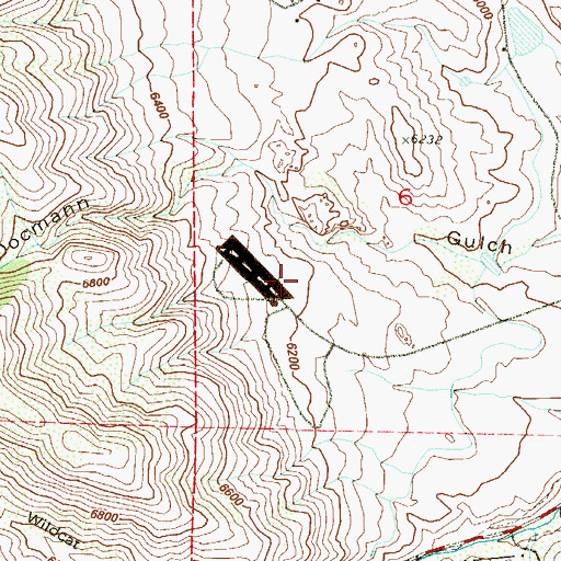 Topographic Map of Deer Creek Building Heliport, CO