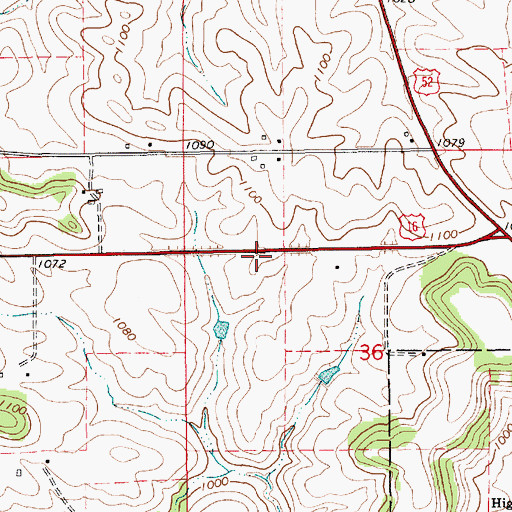 Topographic Map of Preston Golf and Country Club, MN