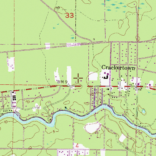 Topographic Map of Community Church, FL