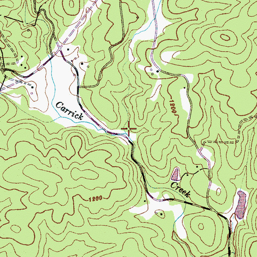 Topographic Map of Reeds Run, SC