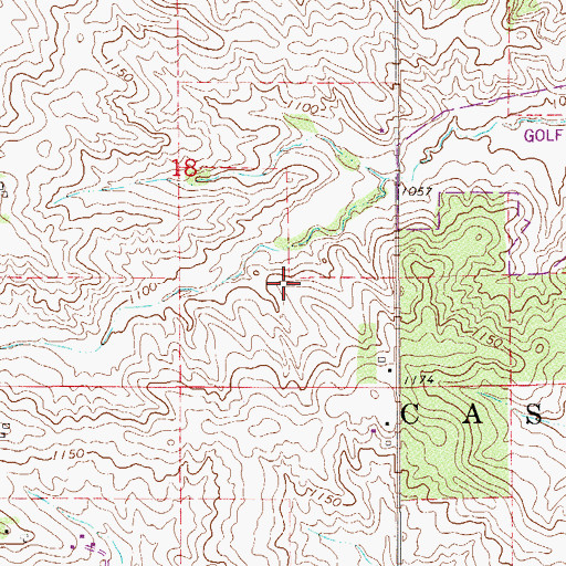 Topographic Map of Arborglen Park, MN