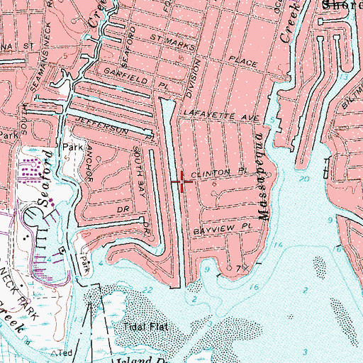 Topographic Map of Schmidt Canal, NY