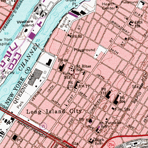 Topographic Map of New York Foam Company 81, NY