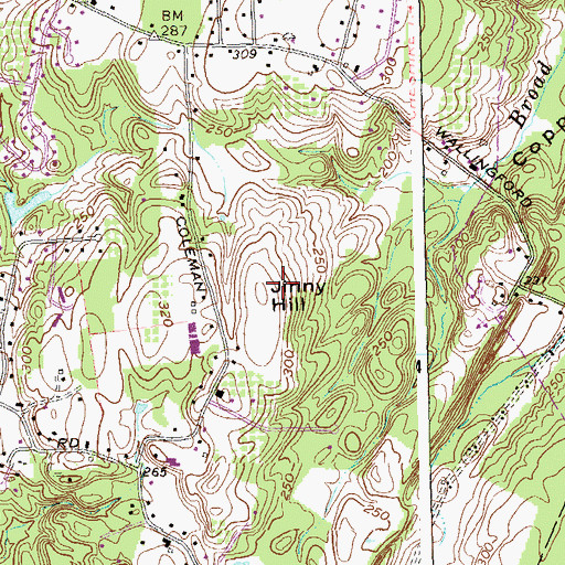 Topographic Map of Jinny Hill, CT