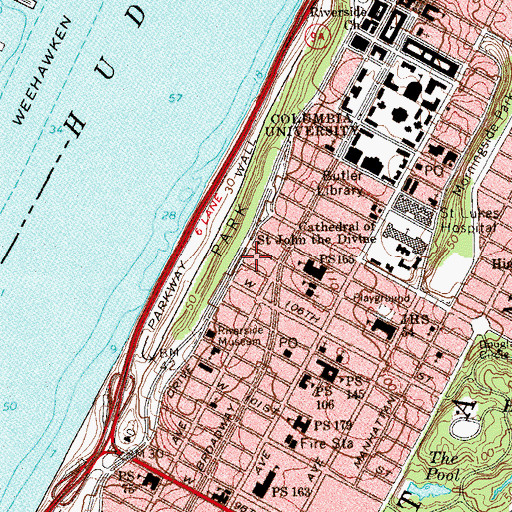 Topographic Map of Children's Mansion, NY