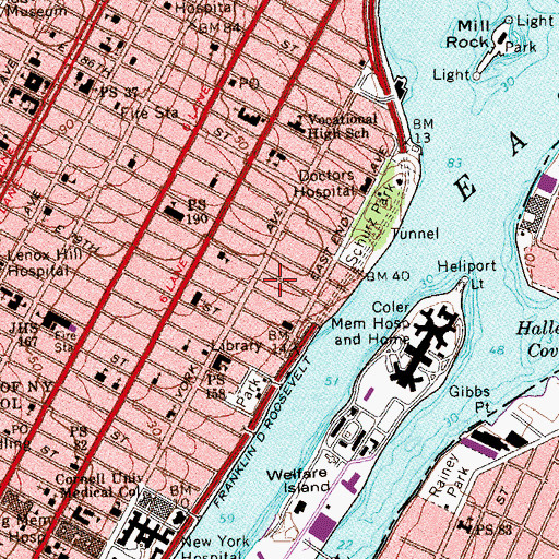 Topographic Map of Saint Stephen of Hungary Church, NY