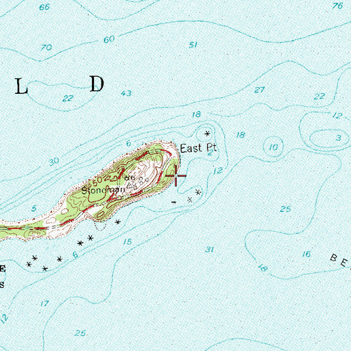 Topographic Map of Battery James Dalliba (historical), NY