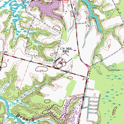 Topographic Map of Nike Site N-63C (historical), VA
